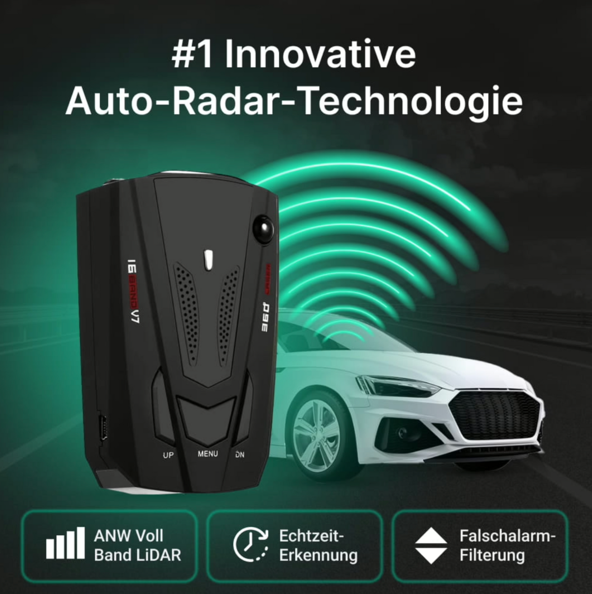 Sparen Sie bis zu 85% bei Ihrem Speeder Pro Radarwarner!