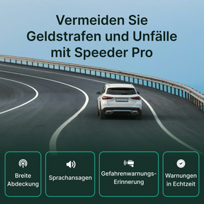Sparen Sie bis zu 85% bei Ihrem Speeder Pro Radarwarner!